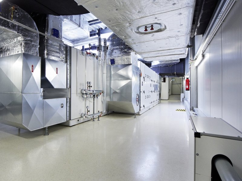 Lueftung rlt anlage technikzentrale fgk trox